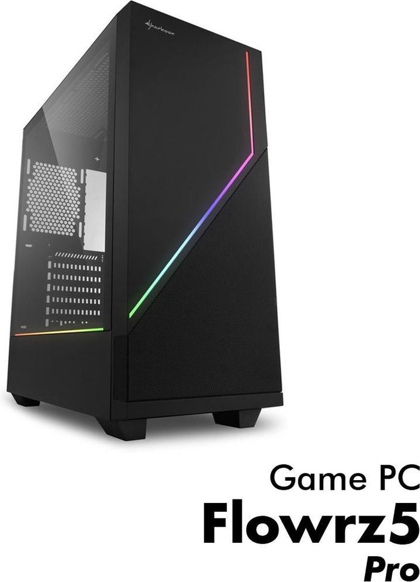 D-XL Gaming PC Flowrz5 Pro - Ryzen 5 2600 | RTX 2060 | 16GB DDR4 2133MHz | 480GB SSD